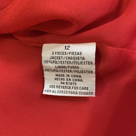 Danny & Nicole. Size 12. Crepe Short Sleeve Pin Tucked Blouse. B5 - Picture 7 of 7